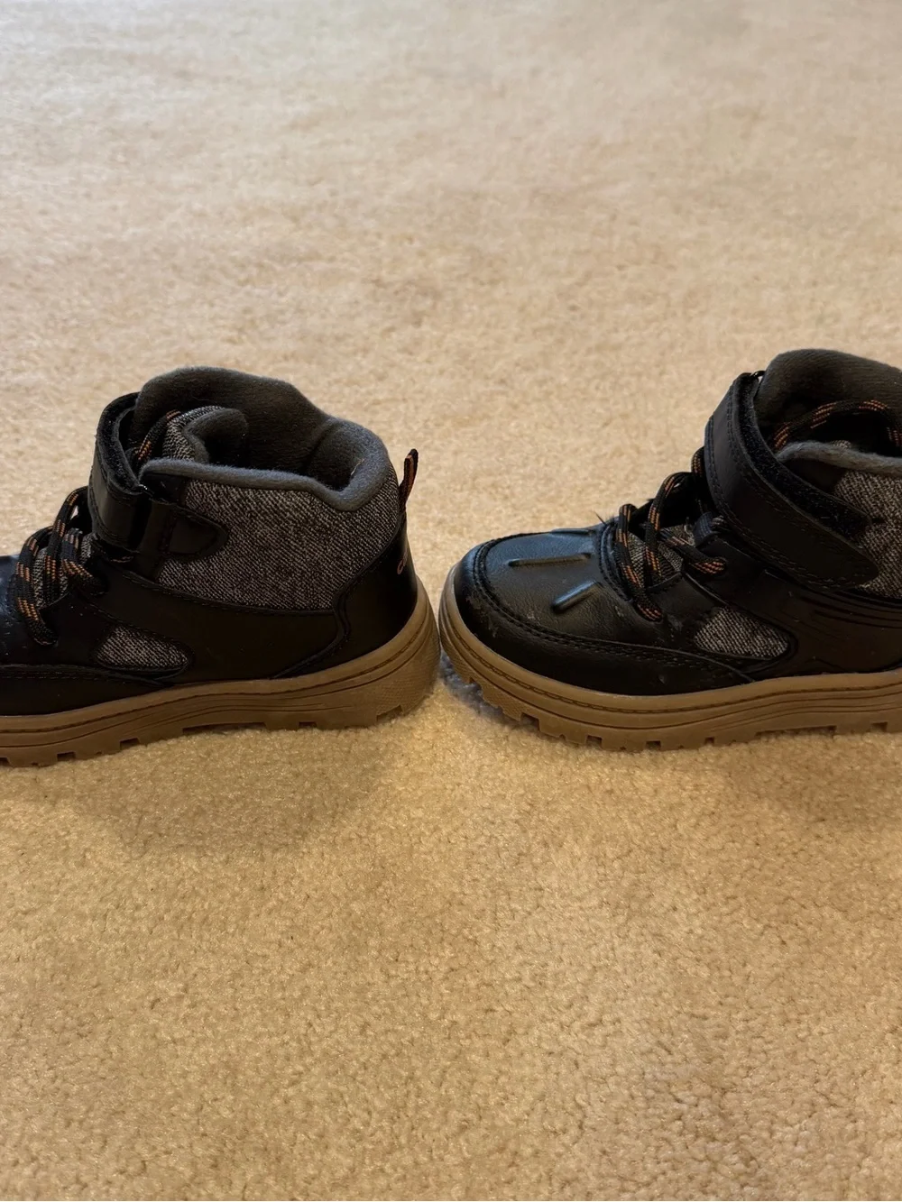 Carter's Black and Tan Kids' Outdoor Boots
